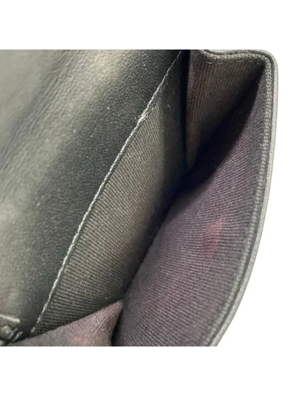 Chanel Bifold Wallet Quilted AP Black Silver Star Rhinestone Lambskin